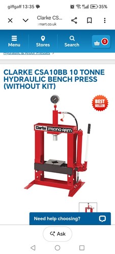 Clark hydraulic press - hydraulic,